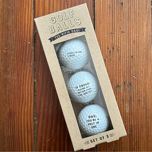 NIP Bell & Curfew Tee-Rific Dad Golf Balls gift